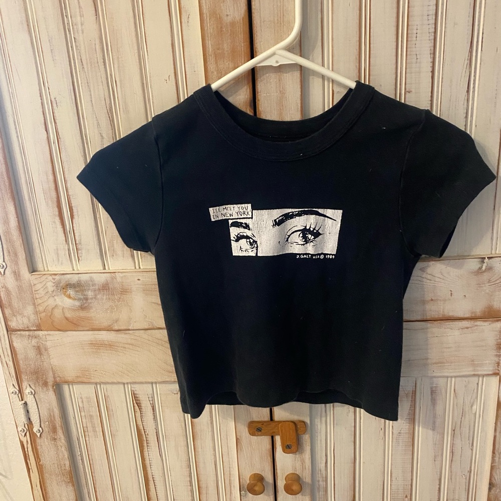 Brandy Melville Black Graphic Tee